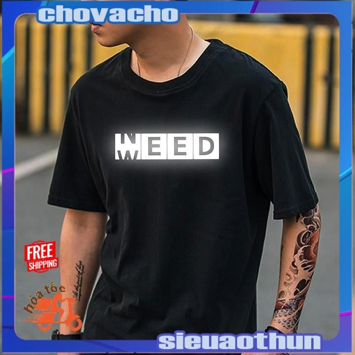 Áo thun Stee Cổ tròn Phản quang NEED ICVCVNI Unisex