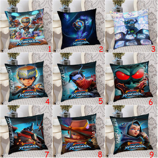 Boboiboy Galaxy Vỏ Gối Vuông In Hình Một Mặt Sofa Polyester Gối Phòng Khách Trang Trí Nhà (Không Có Gối)