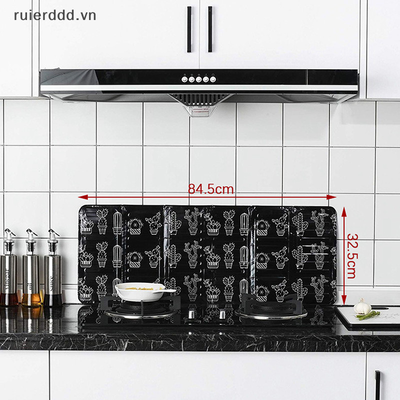# New # Bán chạy Nhôm có thể gập lại Bếp Gas Nhà bếp Tấm vách ngăn Tấm chống dầu.