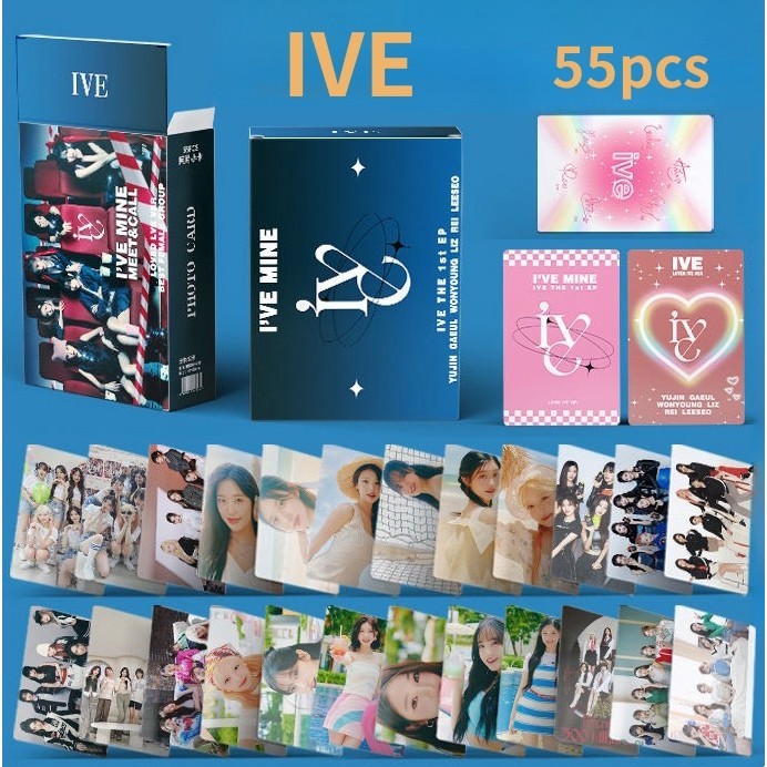 IVE SWITCH Hologram Laser Lomo Cards DIVE SCOUT QUẠT thứ 3 CLUB Photocards I 'VE MINE WANNYOOUNG SOLO YUJIN LIZ LEESEO REI GAEUL Kpop Bưu thiếp ba chiều
