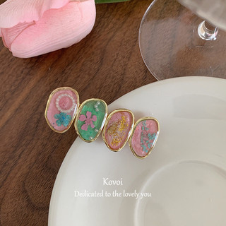 Kovoi / mori Series Cổ Tích Vẻ Đẹp Bên Đầu Trước Cao Cấp Nổ Mũ Đội Đầu Kẹp Tóc Nữ Phong Cách Mới Tính Khí Bên Kẹp Phẳng