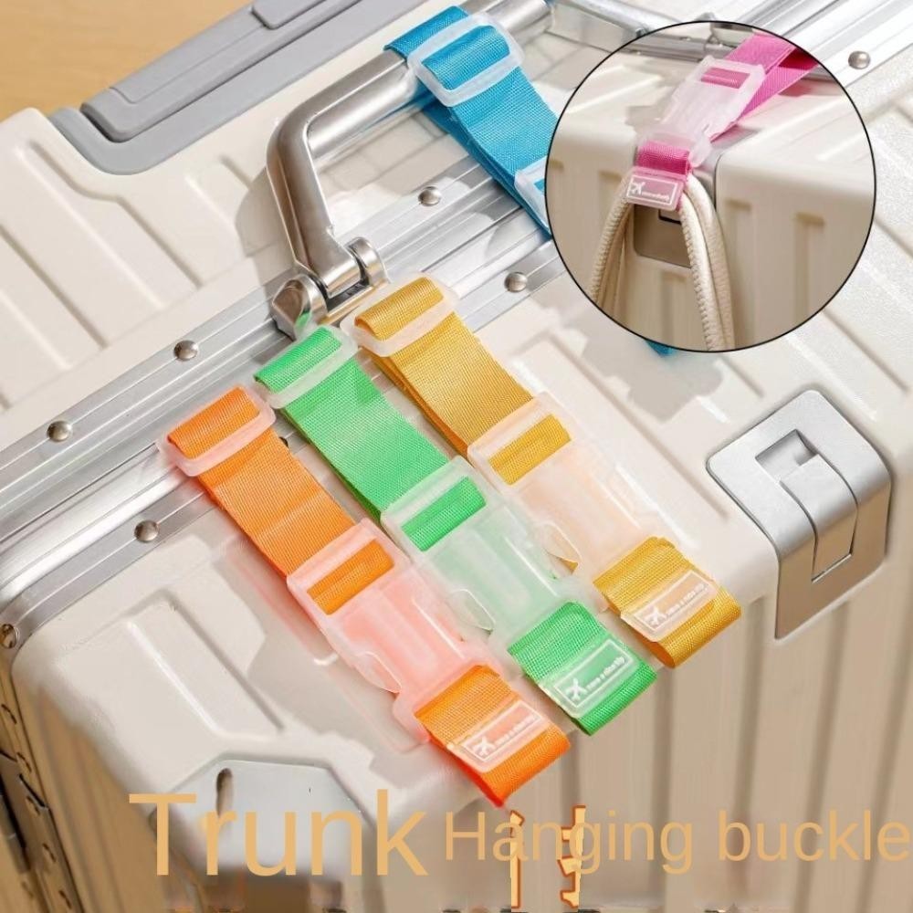 Dây đeo bảo vệ hành lý JKDESIGN, Dây đeo đóng gói hộp hành lý có thể điều chỉnh bằng Nylon, Phụ kiện du lịch Dây đeo hành lý an toàn di động