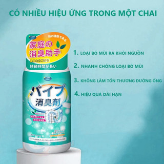 Dung Dịch Khử Mùi Cống Công Nghệ Enzyme – Khử Sạch Mùi Hôi, An Toàn Đường Ống (500ml)