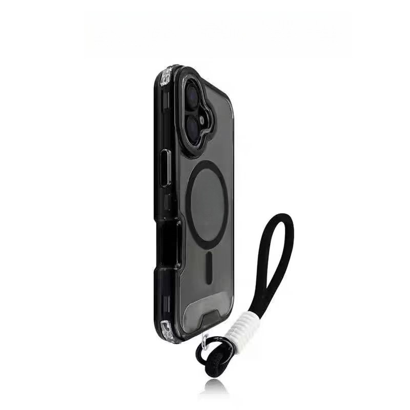 Ốp lưng cứng 3 trong 1 có dây buộc tương thích cho iPhone 11 pro max 12 pro max 13 pro max 14 pro max 15 pro max 16 pro max 14plus 15plus 16plus
