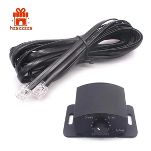 Bộ phận thay thế bộ khuếch đại Núm trầm Điều khiển từ xa 6Pin Loa siêu trầm Điều chỉnh âm lượng từ xa Núm điều chỉnh cho loa