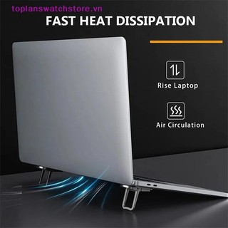 Toplanswatchstore 2 Chiếc Giá Đỡ Laptop Di Động Có Thể Gập Lại Nvisible Laptop Nâng Chân Đế Cho Laptop Làm Mát VN