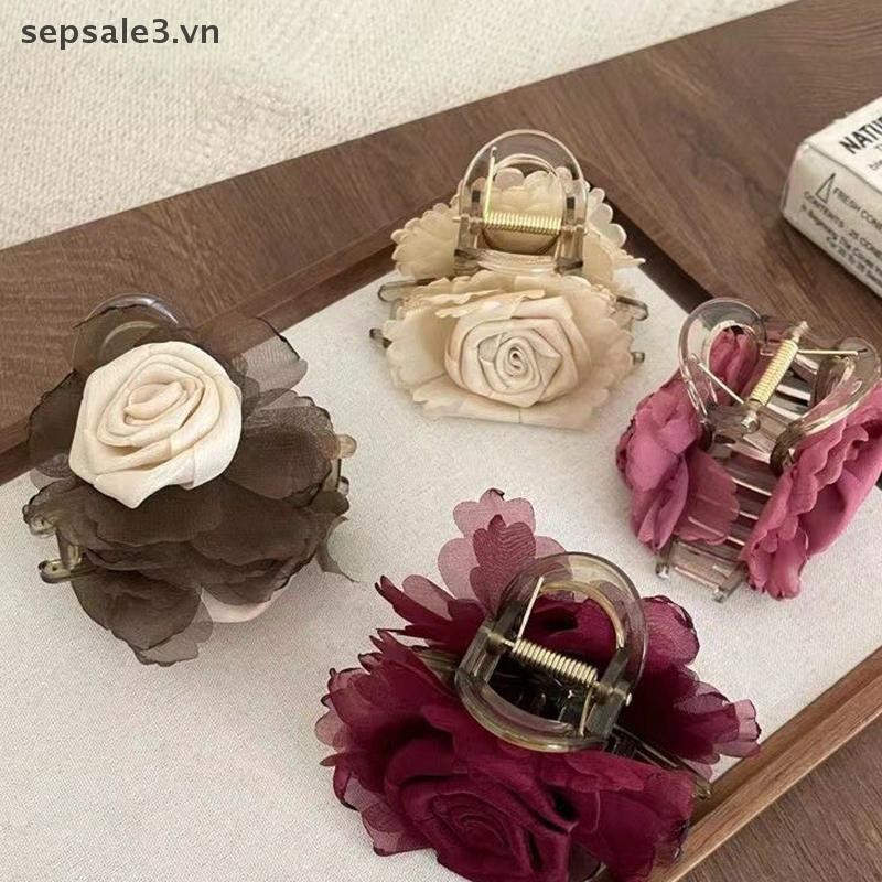 # sepsale # Mồ Hôi Hoa Hồng Kẹp Tóc Cho Nữ Thời Trang Hàn Quốc Kẹp Thanh Lịch Tính Khí Phụ Kiện Tóc.
