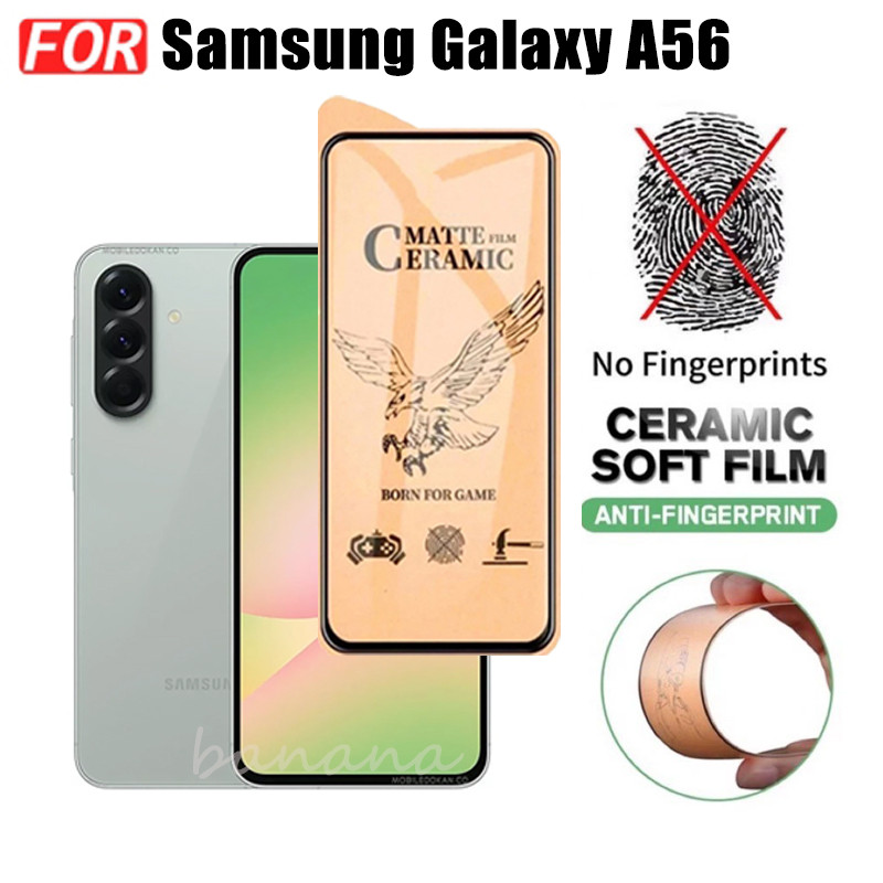 Kính cường lực gốm 3 TRONG 1 Samsung Galaxy A56 cho Samsung Galaxy A26 A36 A16 A06 Ống kính máy ảnh Kính bảo vệ màn hình và phim mặt sau