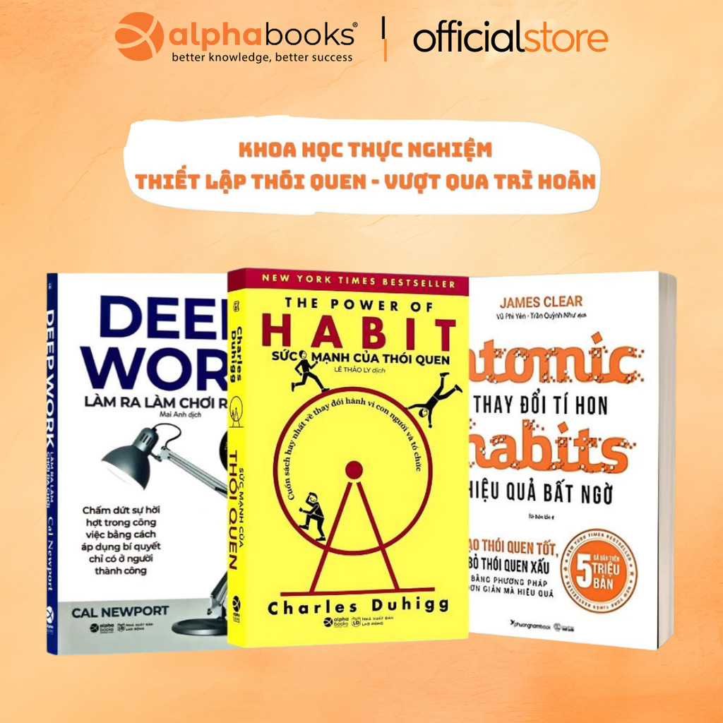 Sách - Combo 3 Cuốn: Deep Work Làm Ra Làm Chơi Ra Chơi+ Sức Mạnh Của ...