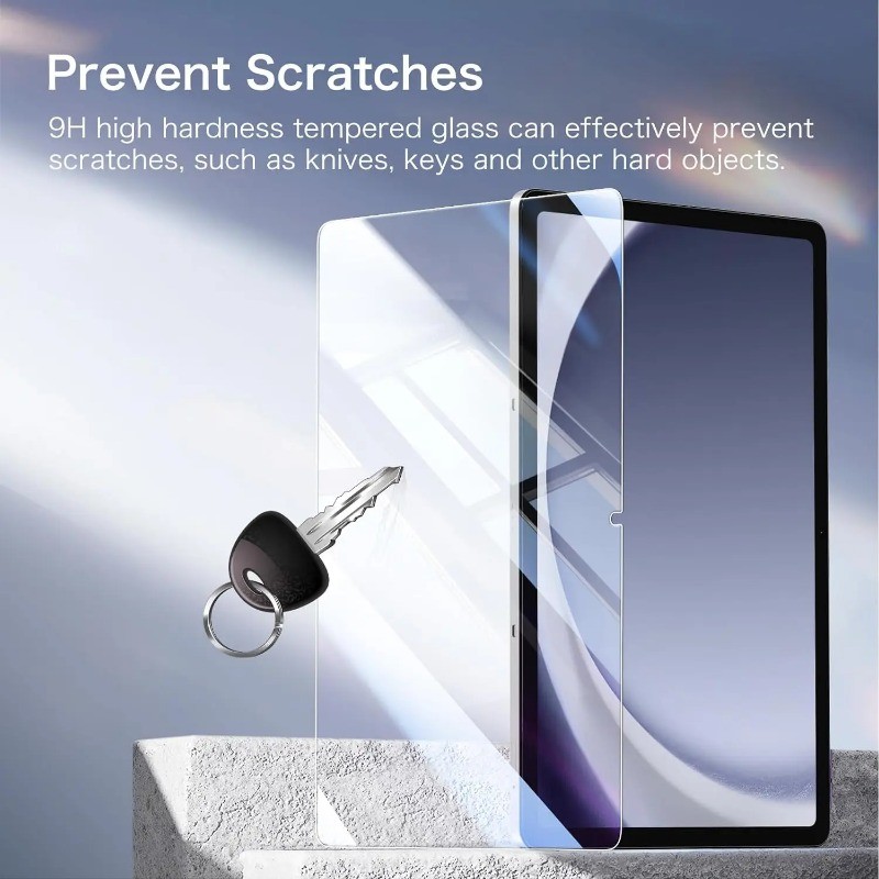 Full Cover HD Phim Kính Cường Lực Trong Suốt Cho Samsung Galaxy Tab A9 Plus A7 Lite A8 8.7 10.4 10.5 11 inch Chống Ánh Sáng Xanh Chống Cháy Nổ Máy Tính Bảng Bảo Vệ Màn Hình Phim Thủy Tinh Mờ