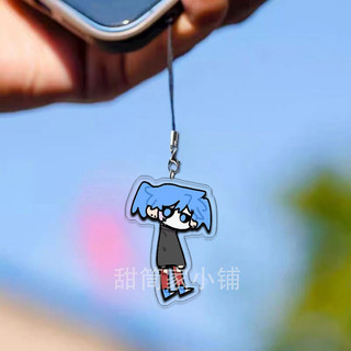 Sally Face Điện Thoại Di Động Dây Xích Cho Quần Móc Khóa Người Móc Khóa Túi Nữ Móc Khóa Cặp Đôi Móc Khóa Mặt Dây