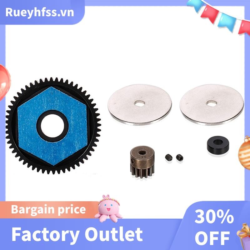 56t Spur Gear Chất liệu tổng hợp 56T Spur Gear Thay thế 56T Spur Gear 13T Bộ bánh răng truyền động cơ cho 1 / 10 RC Xe bánh xích Trục SCX10 SCX10 II Các bộ phận nâng cấp