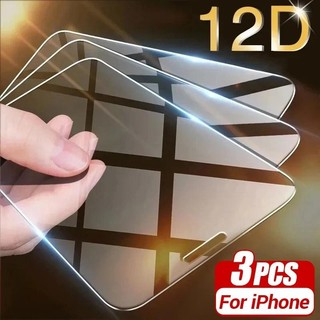 3 Kính Cường Lực Cho iPhone 14 15 Plus 11 16 Pro Max iPhone 12 13 Mini XR X XS Max 8 7 Plus SE 16E SE4 2020 Màn Hình Kính Bảo Vệ