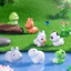 Sáng Tạo Dễ Thương Mini Ếch Cá Sấu Động Vật Nhỏ Búp Bê Rêu Micro Phong Cảnh Làm Vườn Trang Trí Cảnh Quan Biển Đồ Trang Trí DIY Decorati
