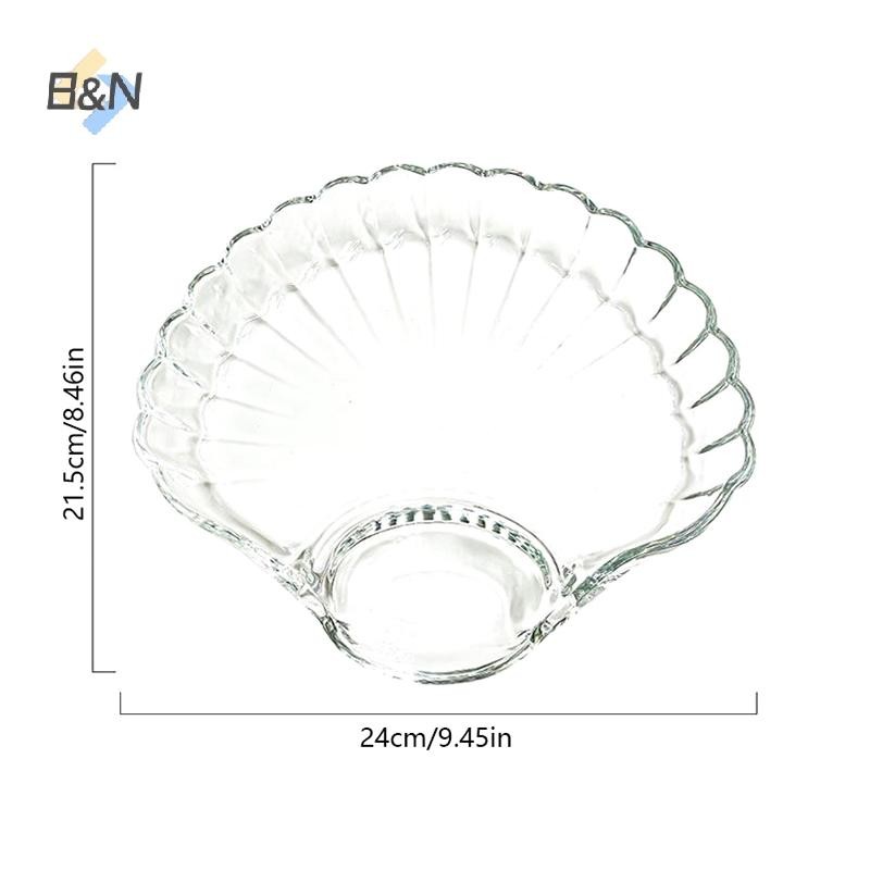 B & N 1 Đĩa Bánh Bao Trong Suốt Có Đĩa Giấm Đĩa Giấm Món Ăn Sushi Bữa Sáng Trái Cây Khô Ăn Nhẹ Đĩa khạc nhổ.