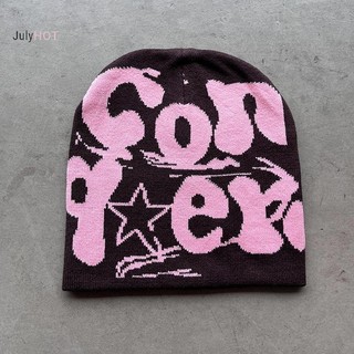 Julyhot Vintage Y2K Len Acrylic Dệt Kim Mũ Nữ Beanie Mùa Đông Ấm Áp Beanies Bông Tai Kẹp Hip Hop Thường Ngày Skullies Mũ Ngoài Trời Massivedeals