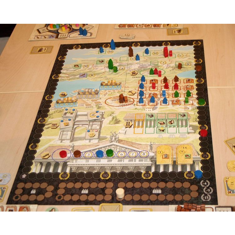 Boardgame Trajan chiến thuật bối cảnh La Mã Tigar