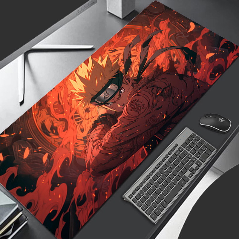 N-narutoS Miếng Lót Chuột Thảm Chơi Game Anime Miếng Lót Bàn Phím Thảm PC Mousepad XXL Miếng Lót Chuột Laptop Mở Rộng Để Bàn Thảm Cho Game Thủ LOL