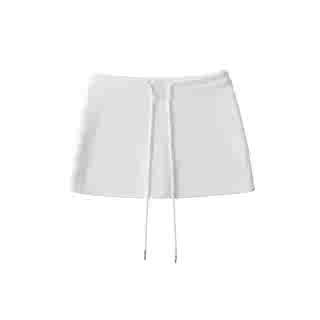 Váy chữ A màu trơn dây rút mới của Mỹ dành cho nữ