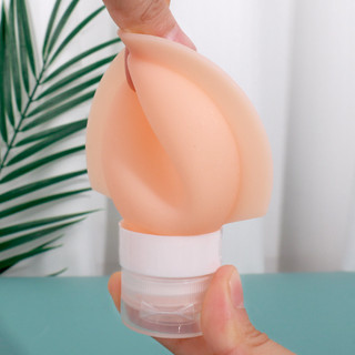 2 Cái / bộ Chai Có Thể Đổ Lại Chất Lượng Cao Silicon Mềm Lotion Hộp Đựng Bóp Ống Di Động Du Lịch Dầu Gội Chai