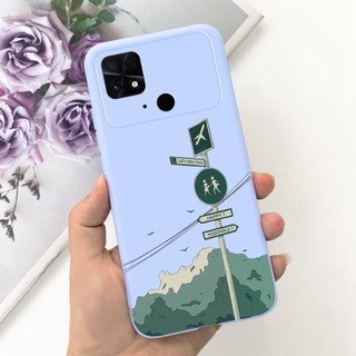 Dành Cho Xiaomi Poco C40 C 40 Vỏ Tên Lửa Dễ Thương Phi Hành Gia Chống Sốc Ốp lưng Silicon Cho Xiomi Poco C40 PocoC40