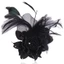 Mũ Fascinator GAVESTO, Băng đô tiệc trà nhiều màu lông vũ, Phụ kiện tóc hình hoa mô phỏng thời trang