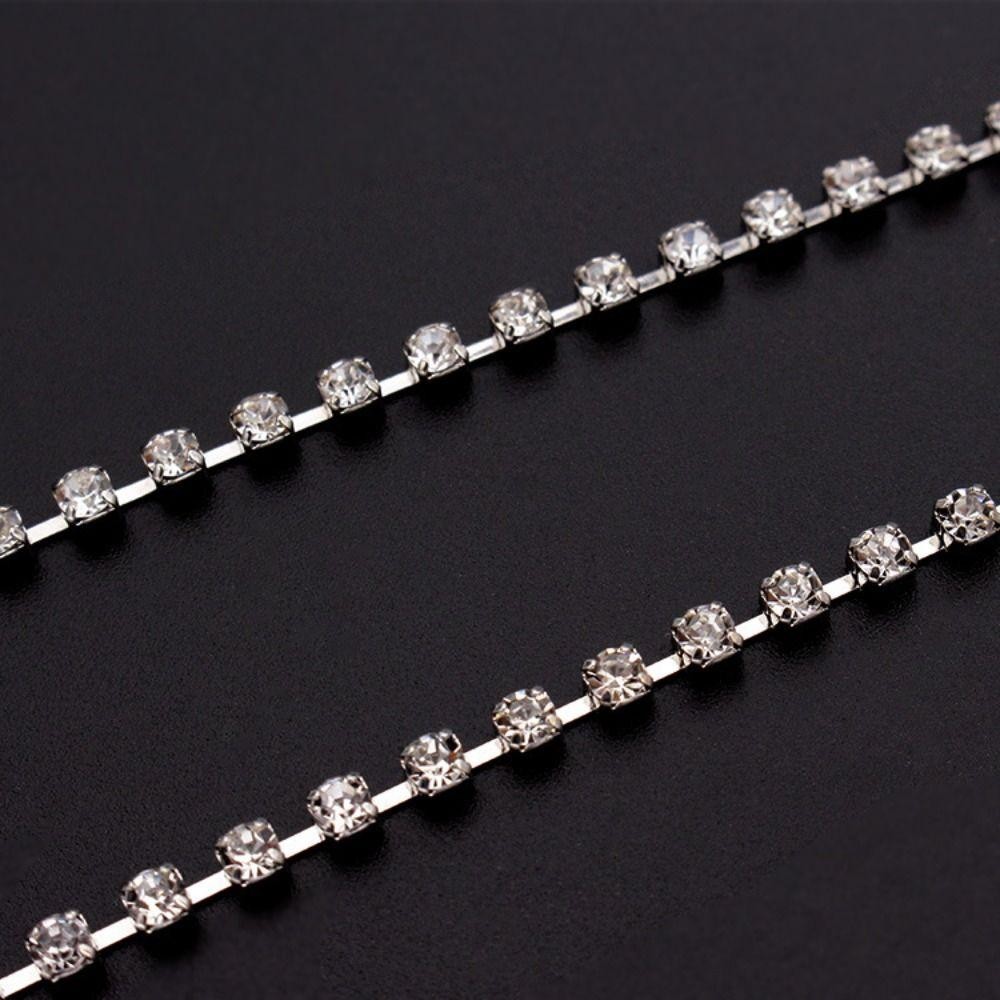 Dây đeo đồ lót HOBBYIN, Dây đeo áo ngực đính đá, Phụ kiện đồ lót nữ bằng kim loại chống trượt Aniti có thể điều chỉnh