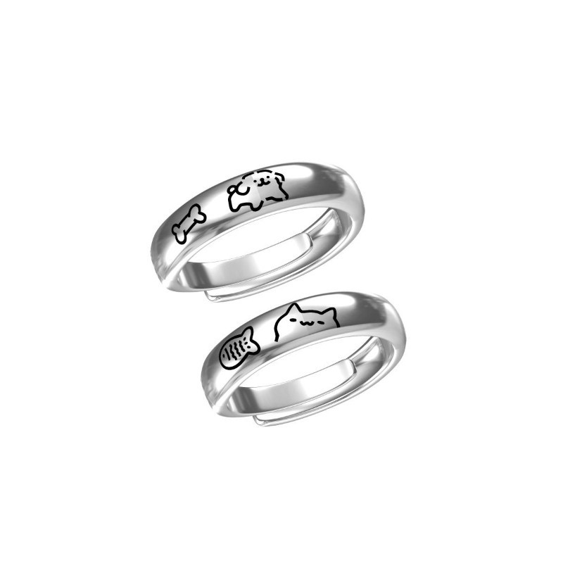Couple Rings, adjustable by Ruili Nhà trang sức cao cấp