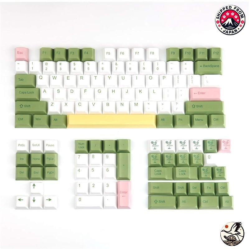 Keycaps cute Japanese layout PBT Cherry Mx Gateron Kailh switches ...