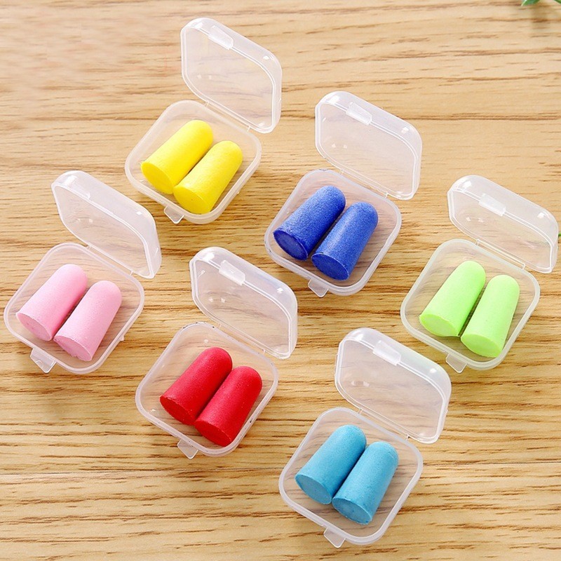 Set 2 nút bịt tai chống ồn cách âm, khi ngủ,khi học, đi du lịch hiệu quả tiện lợi