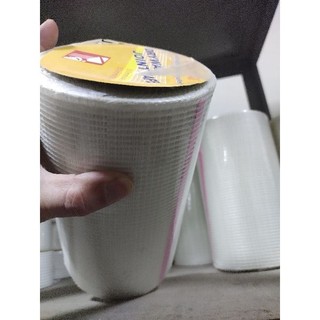 Lưới thủy tinh cuộn tự dính 5-10-15-20cm cho thạch cao, chống thấm, thi công sơn hiệu ứng
