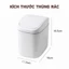 Thùng rác thông minh, thùng rác mini để bàn với nắp lật tiện lợi chất liệu ABS cao cấp TULY SHOP