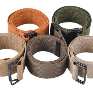 Thắt lưng vải NICOLOO, Thắt lưng quần vải Cotton đục lỗ miễn phí, Vải thời trang Khóa đôi vòng vải tốt nhất Thắt lưng nam