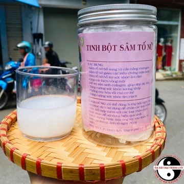 Tinh bột sâm tố nữ khô nguyên chất tăng vòng 1 thượng hạng từ củ sâm tố nữ tươi sản sinh collagen tăng cường nội tiết tố