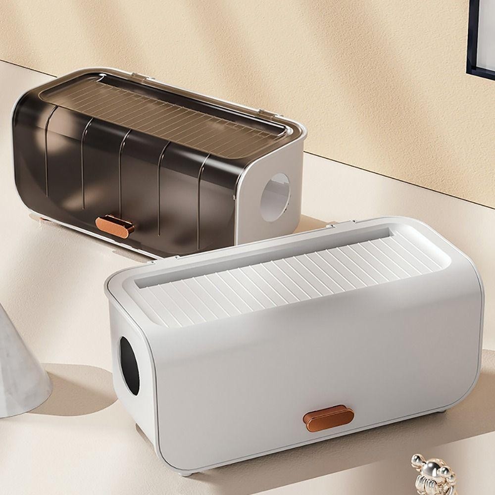 YUUKII 1 Cái Lưu Trữ Đường Dây Điện, Có Nắp Dây Cáp Cuộn Dây Hộp Bảo Quản Cáp, Máy Tính Để Bàn Gia Đình Bền Đẹp Chống Thấm Nước Sạc Ổ Cắm Sắp Xếp