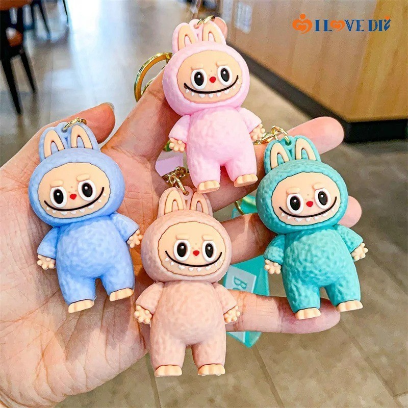 Kawaii Labubu Doll Key Chain Women Bag Charm Anime Sheep Keyring Sg 11134201 7rd44