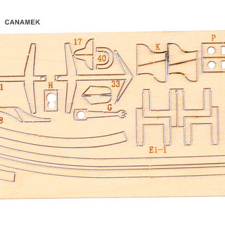 Canamek 1: 70 Cổng Mới Thuyền Thuyền Mô Hình DIY Bộ Tàu Lắp Ráp Quà Tặng Trang Trí Csf
