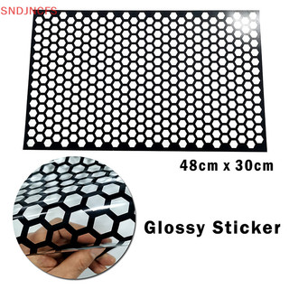Mới Thời Trang Xe Phía Sau Đuôi Ánh Sáng Tổ Ong Miếng Dán Trang Trí Rỗng Decal Miếng Dán Đang Bán