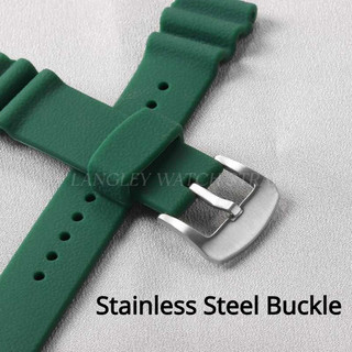 22mm Nhiều Màu Sắc Dây Đeo Đồng Hồ Silicon Diver Cao Su Đồng Hồ Cho Seiko 5 Cá Ngừ Sumo Samurai Lặn Chống Thấm Nước Đồng Hồ Nam Nữ Dây Đeo Tay Vòng Tay SKX007 SKX009 SKX173