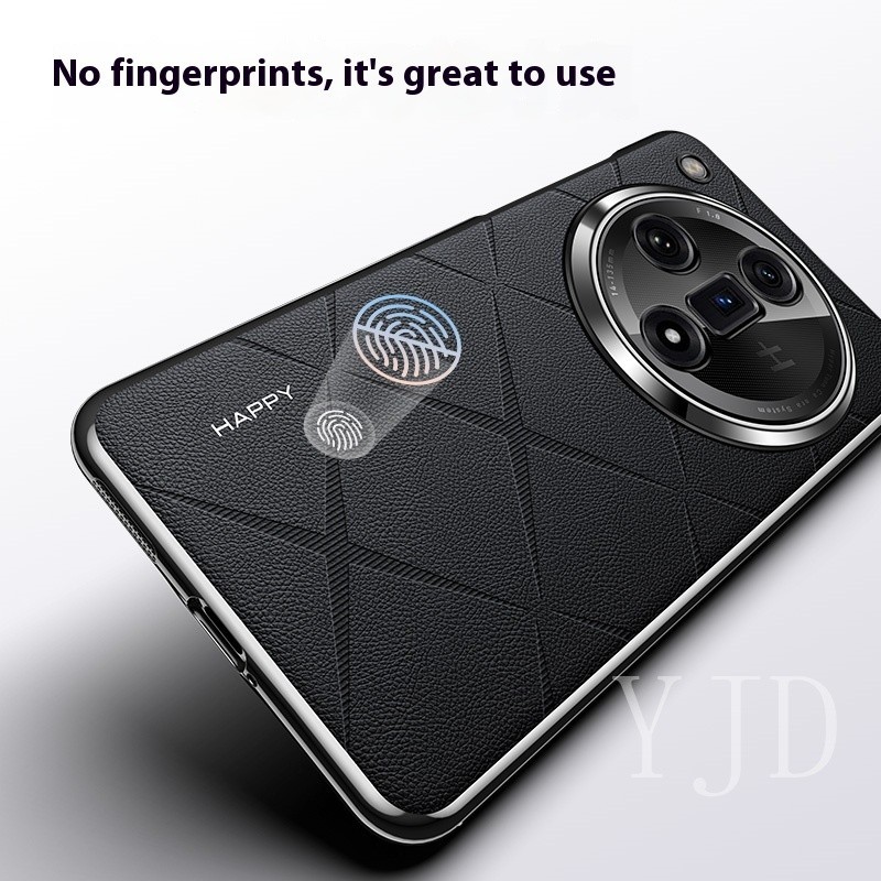 Ốp YJD Cho OPPO Find X7 Ultra Original Machine Leather Vỏ Điện Thoại Chống Sốc