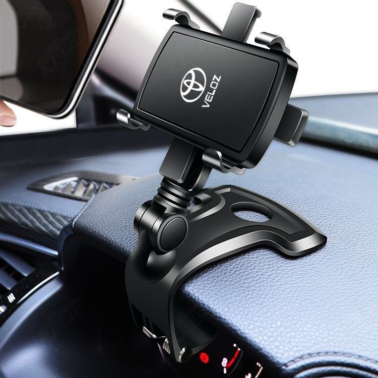[Xoay nhiều góc & bền bỉ] Giá đỡ định vị phía trước Toyota Veloz | Silicone chống trượt | Giá đỡ điện thoại ô tô