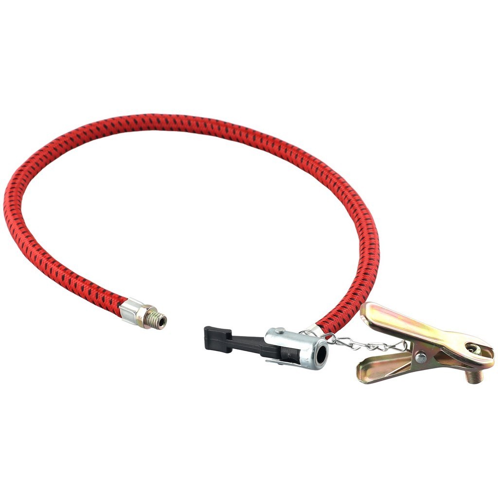 Ống Bơm Hơi Xe Đạp / Xe Máy Có Kẹp UK Vòi 60cm