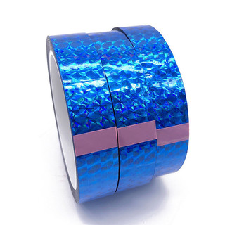 50 Mét Tự Dính Băng Trang Trí Laser Lấp Lánh Mặt nạ Băng Dập Nóng Miếng Dán Đảng Sinh Nhật Giáng Sinh Trang Trí Băng