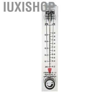 Iuxishop Đồng hồ đo lưu lượng chất lỏng 0,1-0,5GPM LZM-15T Loại bảng điều khiển núm ZG1/4