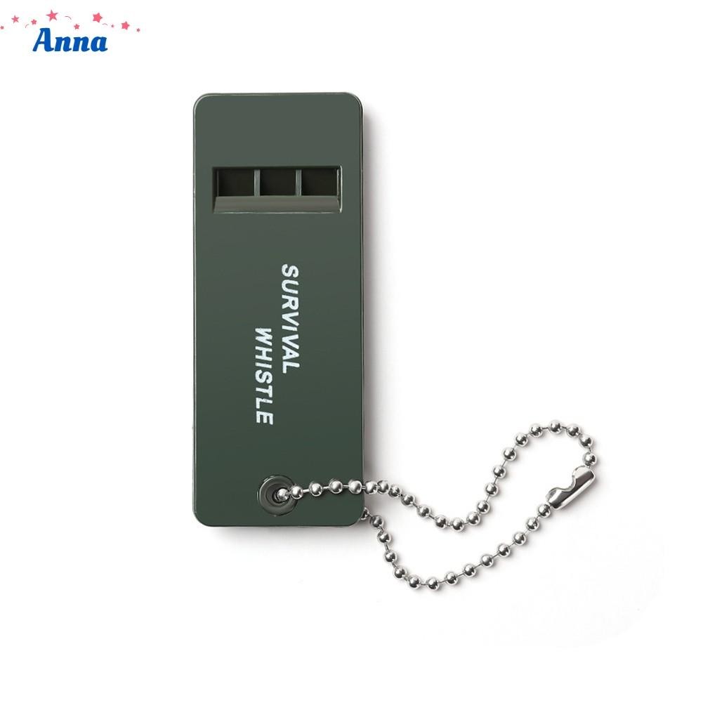 【Anna】Premium Quality Mountain Outdoor Survival Whistle Key Chain Loud Sound