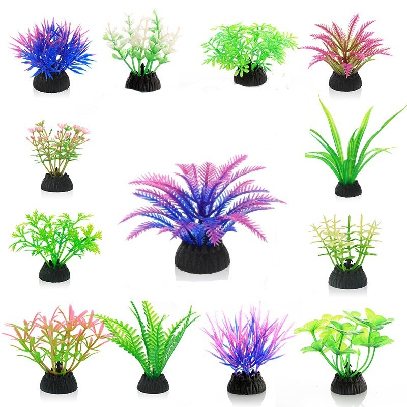 Cây Nhựa Mini 4cm  - Trang Trí  Tiểu Cảnh Bể Cá