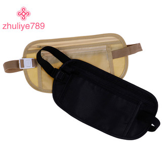 < zhuliye789 > Thắt lưng tiền du lịch Túi đựng ví an ninh eo ẩn Túi đựng hộ chiếu Giá đỡ ID