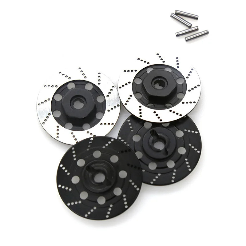 4 Miếng Kim Loại Đĩa Phanh Bánh Xe Hộp 12 Mm Lục Giác Đai Ốc Cho Tỉ Lệ 1 / 10 Xe RC Nâng Cấp Phần Phụ Kiện HSP Sakura 94123