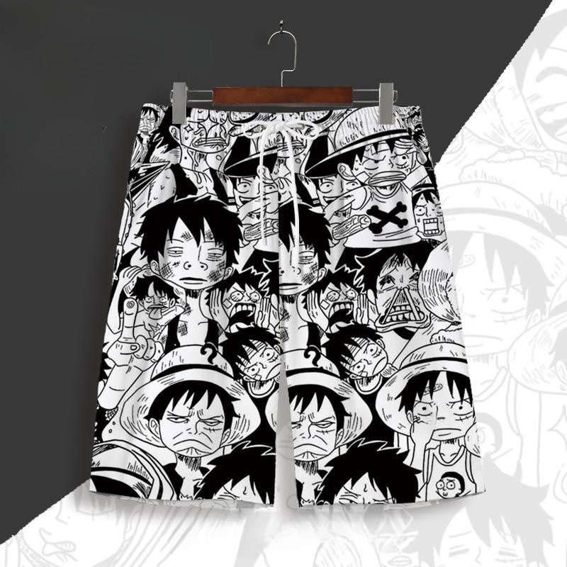 Quần short nam mùa hè, quần ONE PIECE, cỡ lớn, nhanh khô, thoải mái