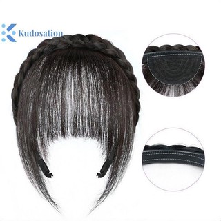 Kudosation Tóc Giả Không Khí Nổ Tự Nhiên Vô Hình Thẳng Nổ Liền Mạch Tự Nhiên Trán Giả Nổ Kiểu Tóc Dụng Cụ